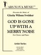 God has Gone up with a Merry Noise SATB choral sheet music cover